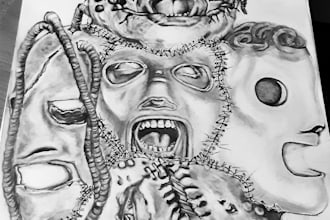 Best Price!  create custom hand drawn tattoo designs