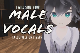 sing male vocals for your song