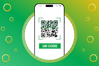 create dynamic qr code design with logo