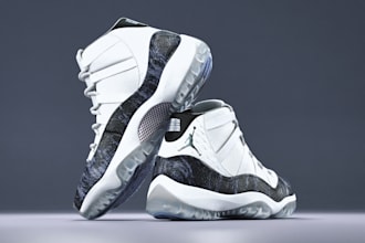 create 3d model of your sneakers concept