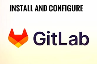 install and configure gitlab server