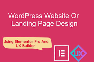 design a modern landing page, sales page and sales funnel