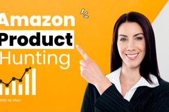 do amazon product hunting or listing or product researching
