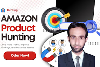 do amazon product hunting or listing or product researching