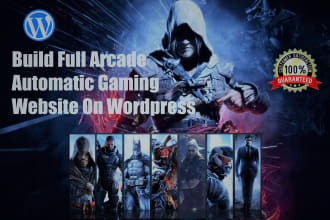 build arcade gaming website with more than 20k games