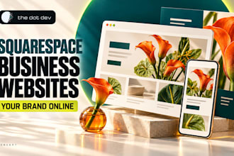 develop a squarespace website for your business