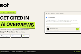 build an ai ready squarespace website that ranks in google ai overviews