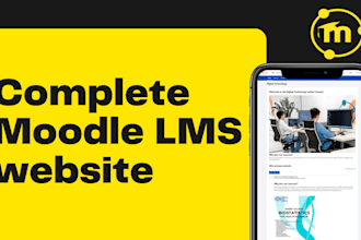 do complete moodle lms website
