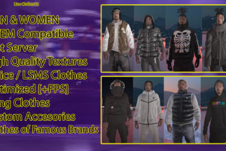make the best clothes pack for your fivem server