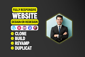 design, redesign, clone, copy, and duplicate of  wordpress website