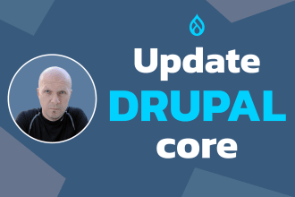 install or update drupal core and modules