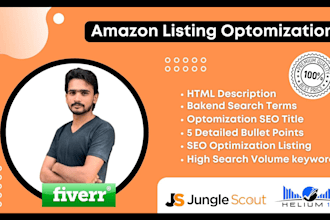 enhanced SEO amazon product listing optimisation and copywriting
