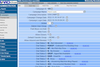 install vicidial and configure the call center campaign
