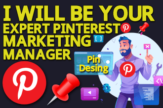 be your pinterest marketing manager for your business and brand
