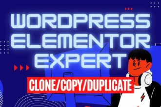 clone website, copy website, or duplicate website using elementor pro