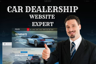 design responsive car dealer website automotive car dealership website