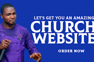 wix church website, wix ministry website, livestream donation wix website church
