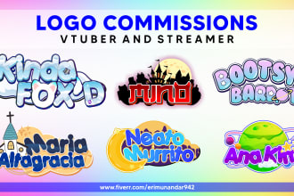 design unique vtuber logo for your stream