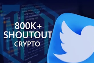 do nft twitter promotion and shoutout to 800k nft and crypto audience