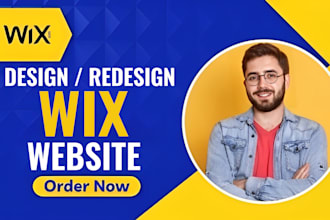 wix website design, redesign wix website, wix online store