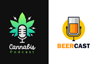design podcast and cover art logo for your company