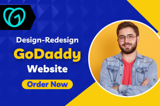 design or redesign godaddy website or ecommerce store