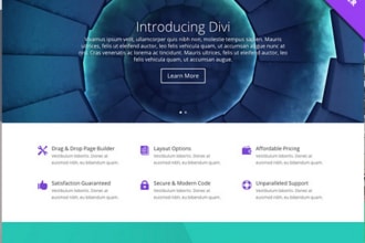create a modern wordpress website