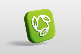 create timeless trendy modern minimalist app logo icon