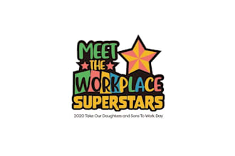 design excellent elegant super star kids logo