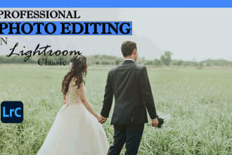 do the editing and color correction of wedding photos in lightroom