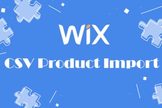 edit a CSV and import add products into your wix store in bulk