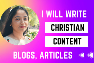 write convicting christian english and hindi articles, blogs, devotionals