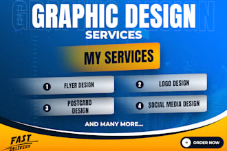 design professional banner, flyer, postcard, poster or graphic design