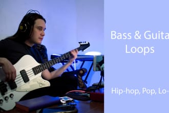 record original bass and electric guitar samples for your beats