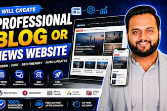 create professional blog or news website