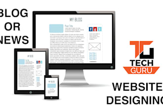 create professional blog or news website