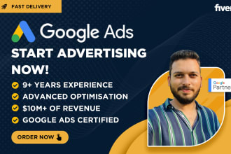set up and optimize google ads adwords PPC campaign for best ROI