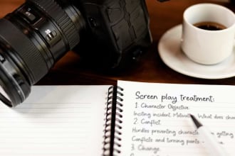 write your screenplay treatment or TV bible