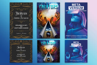 design ebook cover, kdp cover, acx cover, audiobook, createspace book cover