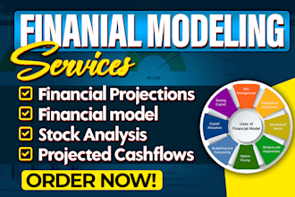 prepare financial modelling, excel projections, forecast, stock analysis, report