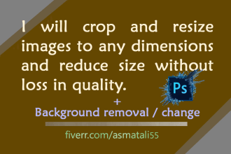 crop and resize bulk images and optimize for website