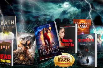 design a stunning amazon kdp, kindle ebook cover art