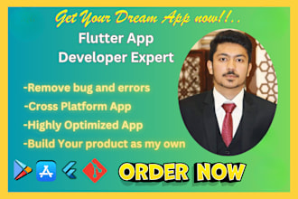 build professional flutter apps for IOS and android app development