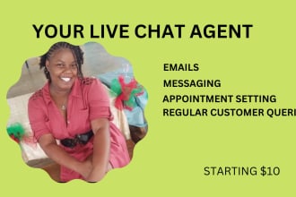 be your customer service chat agent