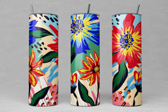 make awesome 20oz 30oz skinny tumbler wrap for etsy
