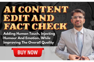 edit and fact check your ai generated content adding human touch
