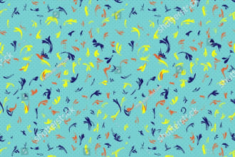 design seamless patterns and make vector drawings