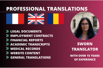 professionally translate french to romanian