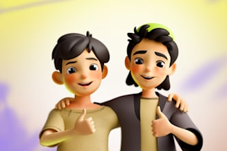do 3d  animation characters in blender
