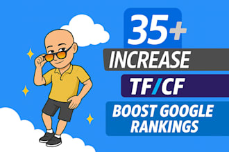 skyrocket increase website trust flow tf to 35 plus